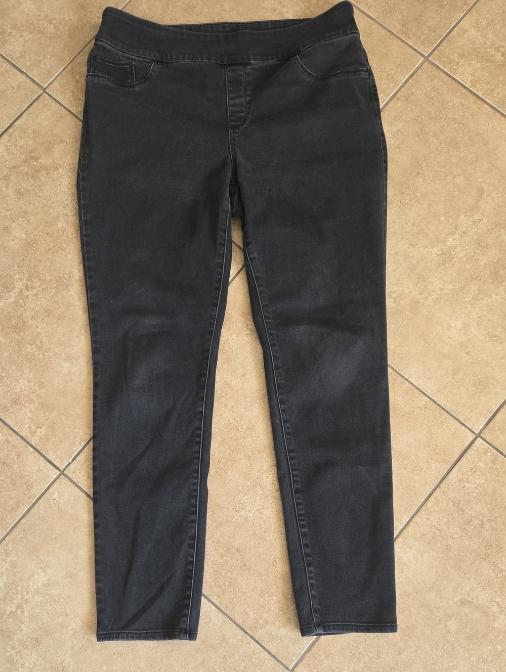 Chico's Women's Black Skinny Jeans Sz 2 (US 12)